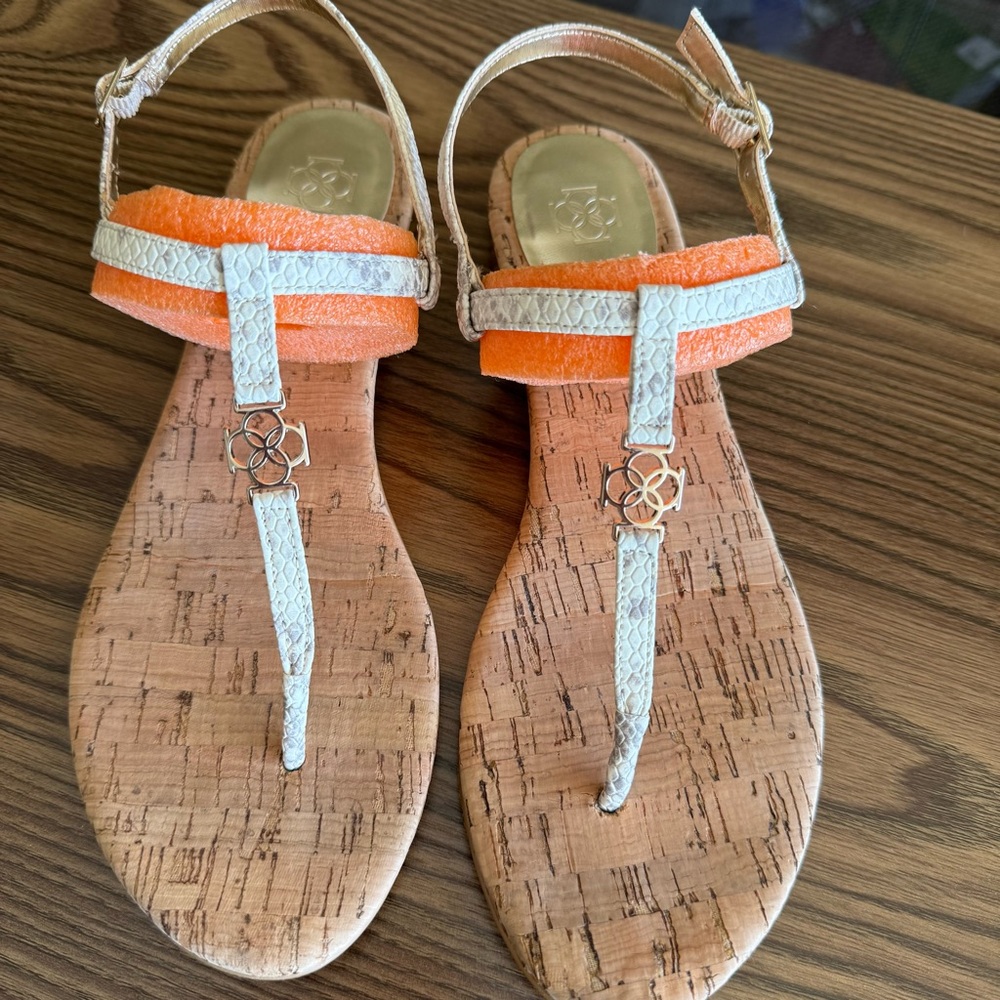 Ann Taylor Ladies Sandals-Cork Bottom Flats-Size 8M - Picture 11 of 11